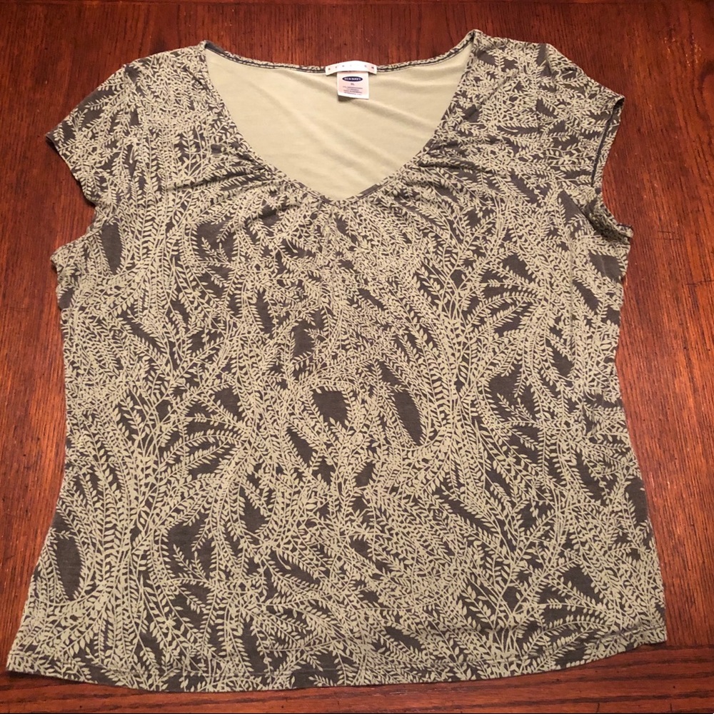 Old NavyGreen V Neck Top